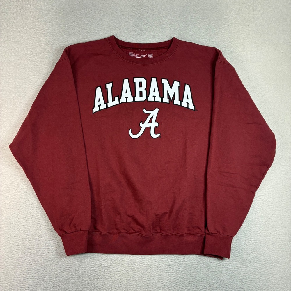 Alabama Crewneck Sweatshirt Men L Green Pullover Crimson Tide University Y2K